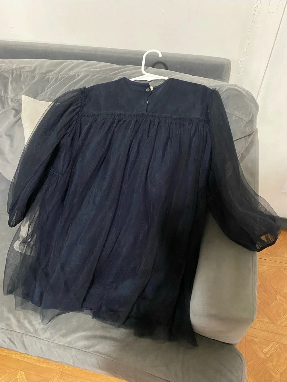 jnby by JNBY Girls' Navy Tulle Party Dress size 5-6